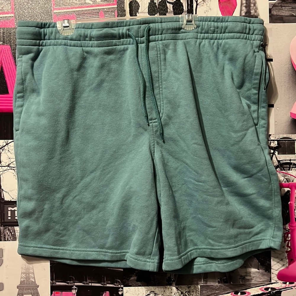 Men's 8.5'' Knit Green Shorts Lounge Size XXL - Goodfellow & Co.